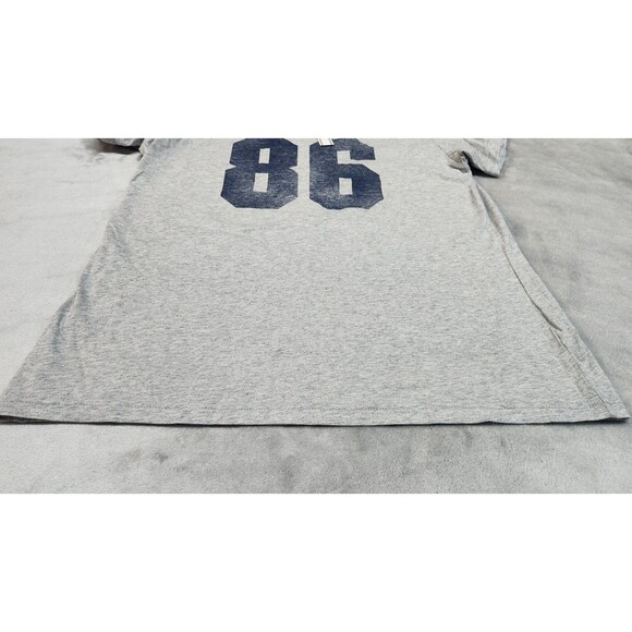 Victoria's Secret XS Grey 86 Campus Cotton Off The Shoulder Tee NWT - Picture 6 of 9